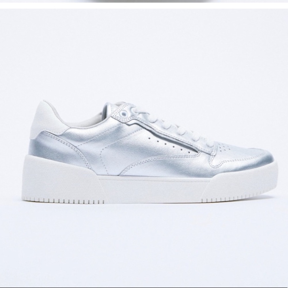 Zara Silver Sneakers
